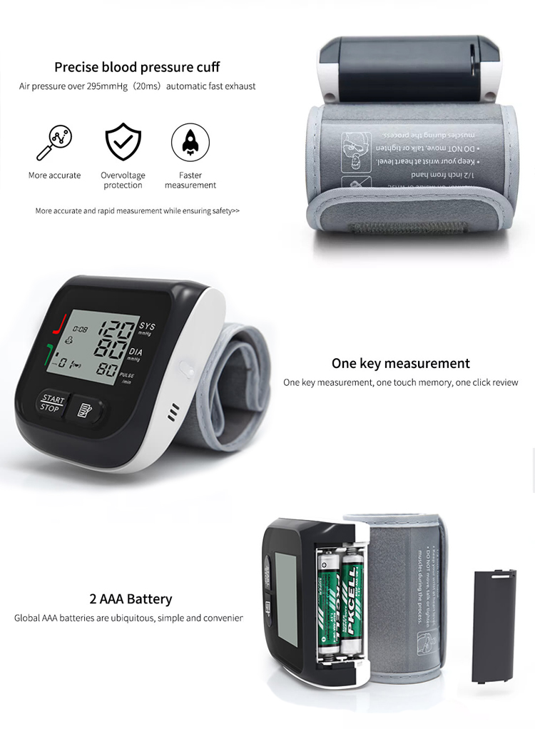 China Yonker digital wrist blood pressure monitor bluetooth Manufacturer  and Supplier