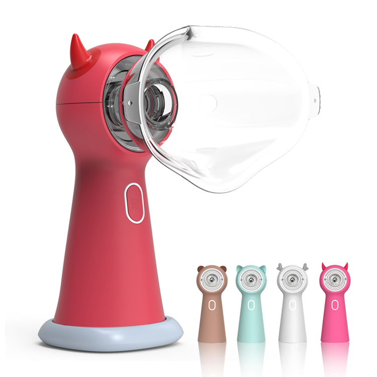 Portable Nebulizer Machine With Mouthpiece & Mask - Connected Inhaler Sensor For Adults & Kids, Breathing Treatment